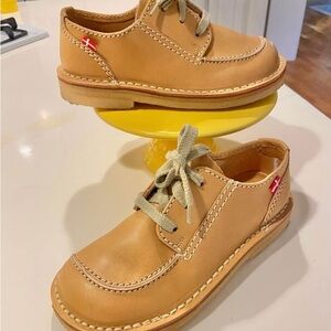 Duckfeet FYN WOMENS size 8.5-9 39EU Bio Tan Leather Crepe Sole Danish Shoes